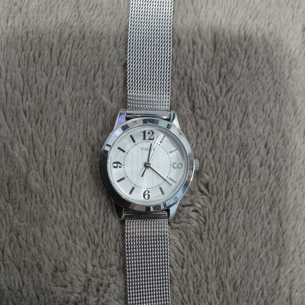 Timex Silver Mesh Strap Watch